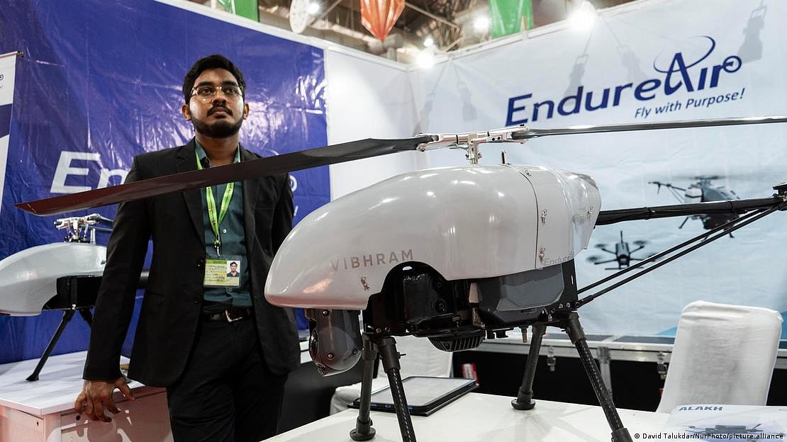 Defense drones are now commonplace in the Indian army (Photo: DW)