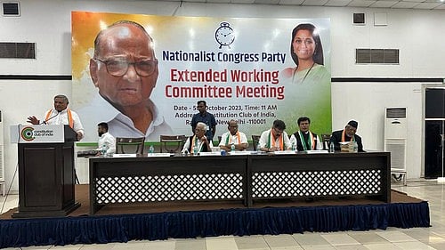 NCP working committee meet focuses on preamble, Manipur, Maharashtra deaths