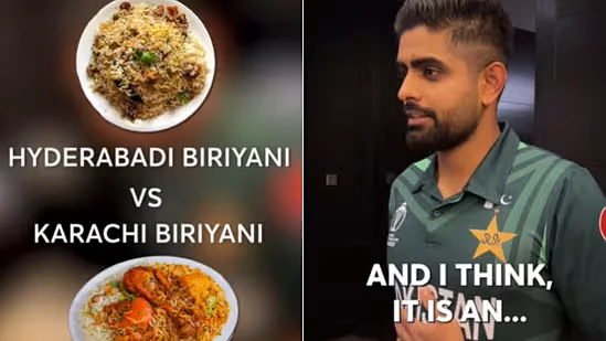 Small social media story on Pakistan team & biryani. (Photo courtesy: ICC/ Instagram)