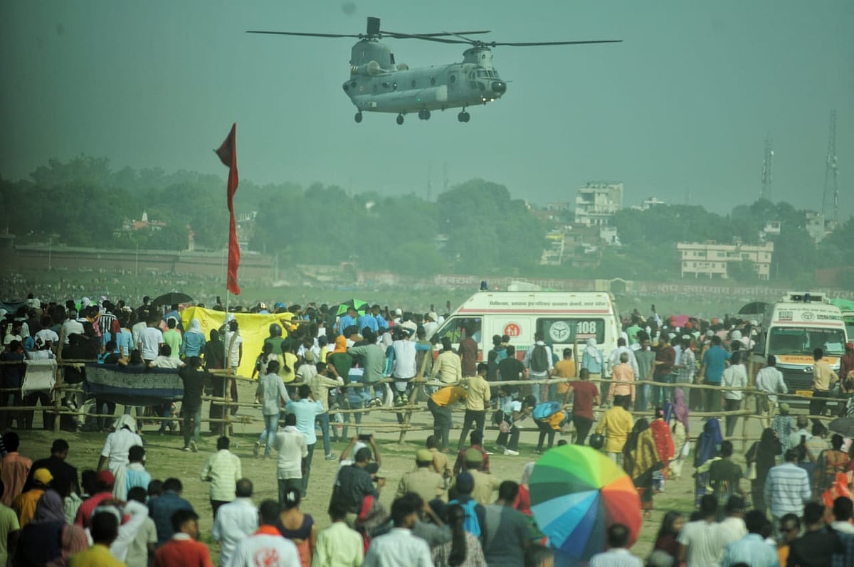 Photo Story: Prayagraj witnesses grand spectacle on 91st anniversary of Indian Air Force