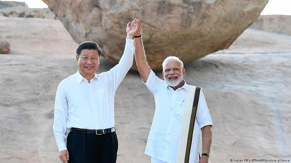 Chinese President Xi Jinping and Indian President Narendra Modi (photo: DW)
