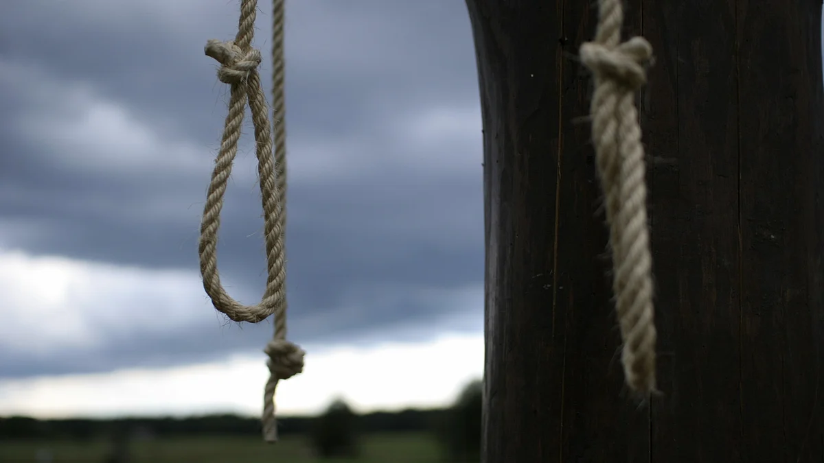 Representative image of a rope hanging. (Photo: Getty Images)