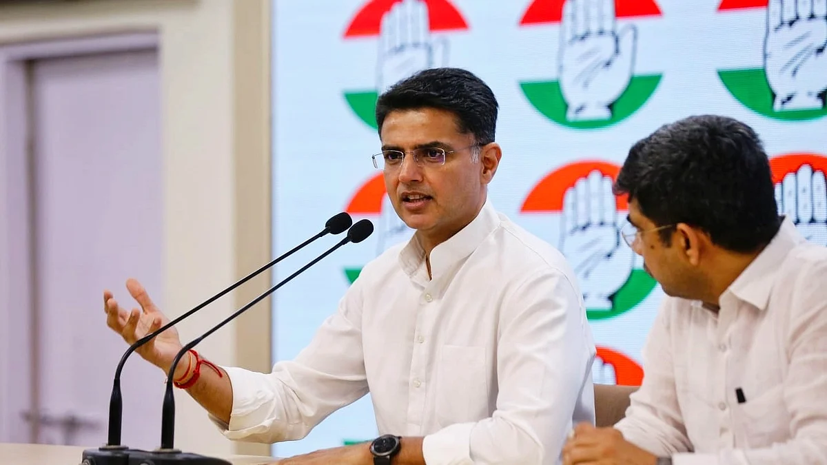 Sachin Pilot (pictured) has buried past differences with chief minister Ashok Gehlot (photo: Vipin/ NH) 