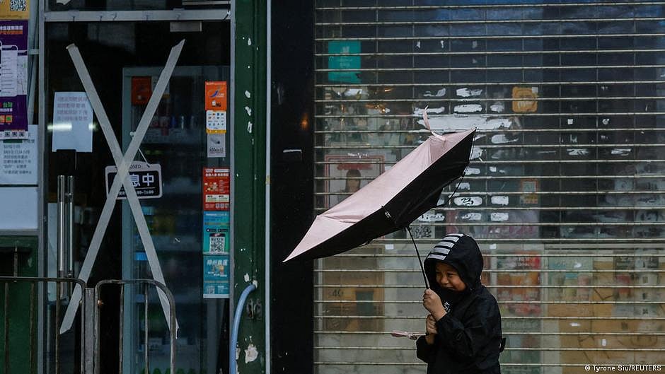 Typhoon Koinu is expected to weaken as it moves towards Guangdong's western coast and Hainan island (photo: DW)