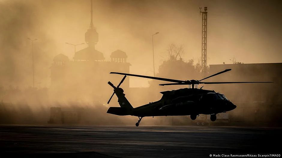 The drone attack was 'a few kilometers' from the al-Asad Air Base in western Iraq (photo: DW)