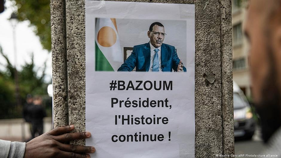 Niger: Captive President Bazoum attempted escape, junta says