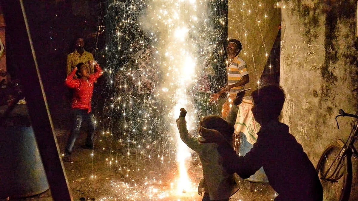 Representative image of Diwali firecrackers