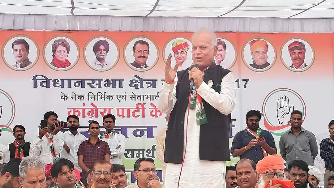 Former chief secretary Niranjan Arya is the Congress candidate from Sojat in Pali district in Rajasthan's upcoming elections (photo: @AryaNiranjanIAS/ X)