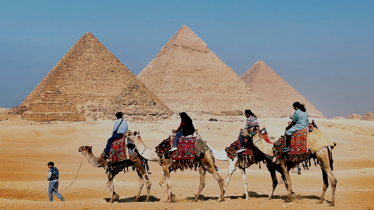 The Great Pyramids of Giza, Egypt
