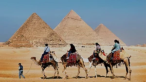 The Great Pyramids of Giza, Egypt