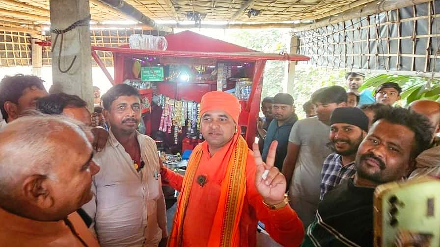 Mahant Balaknath is both the head of the Nath community as well as chancellor of Baba Mastnath University in Rohtak (photo: @MahantBalaknath/ X)