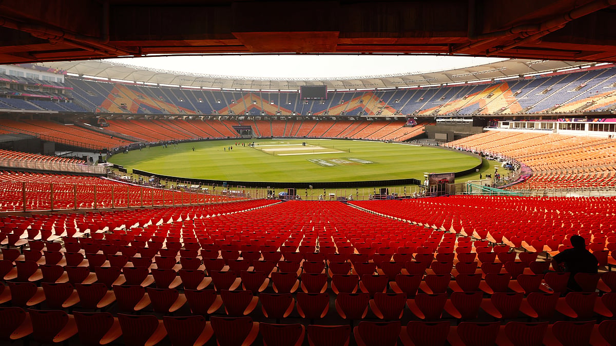 Narendra Modi Stadium in Ahmedabad awaits the ICC 2023 World Cup final (photo: Getty Images)