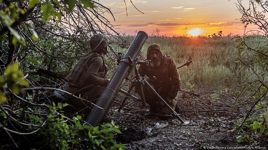 Ukrainian troops have made less progress than might have been hoped for against an entrenched enemy (photo: DW)