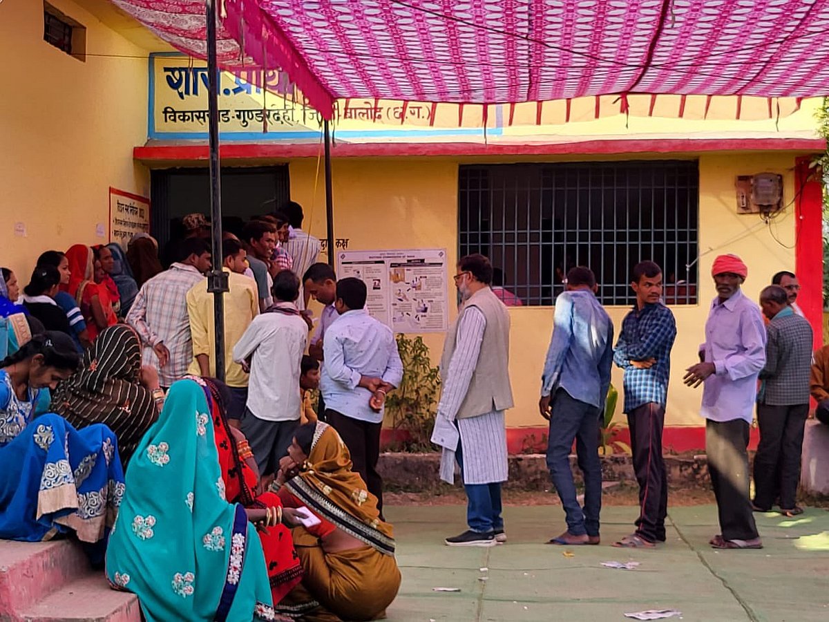 The second phase of polling in Chhattisgarh covers 70 seats (photo:
@INCChhattisgarh/ X)