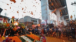 BJP's Wednesday rally is supposed to be attended among others by Union Home Minister Amit Shah, Union Minister of State for Rural Development Giriraj Singh and the State Minister Niranjan Jyoti (Photo: @narendramodi/X)