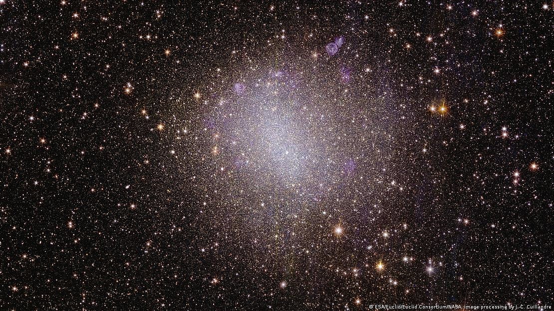 Most galaxies are irregular and small and become an element of larger ones, such as our own, the Milky Way (photo: ESA/Euclid/Euclid Consortium/NASA, via DW)