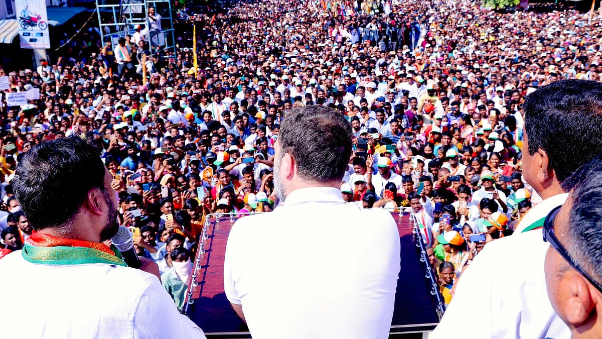You received education in school, college built by Congress: Rahul to KCR