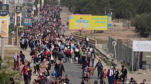 Thousands of displaced Palestinians have arrived in Rafah in southern Gaza, which lies on the border with Egypt. (representative image) (photo: DW)