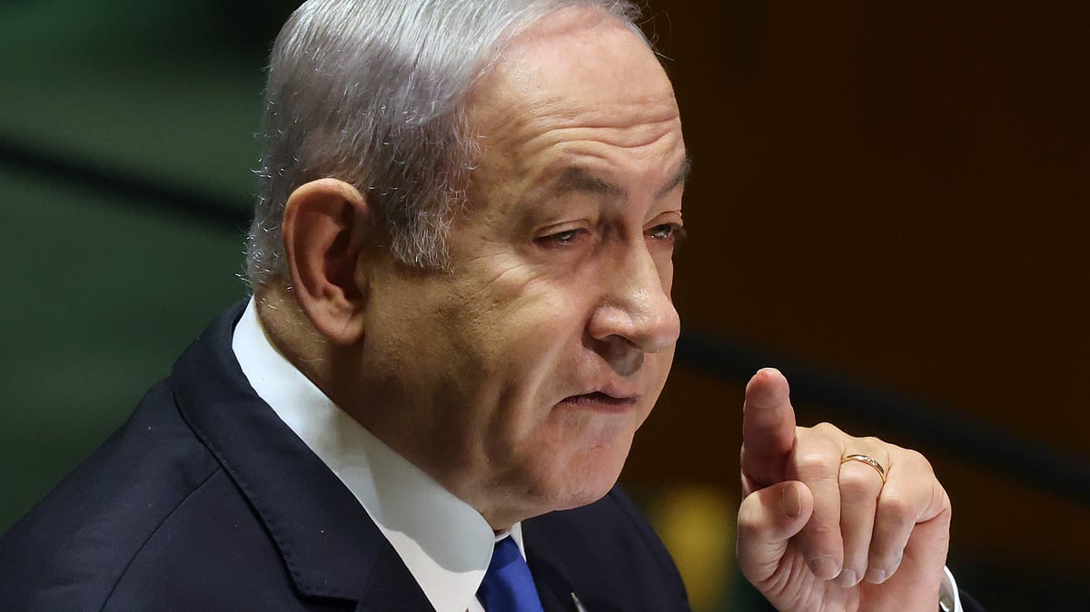 Israel will retain overall security control and retain the right to attack any "terrorists who may pop up again" said Israeli PM Netanyahu remaining firm on rejecting US Gaza vision (photo: Spencer Platt/Getty Images)