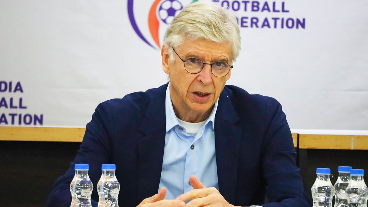 FIFA's chief of global football development, coach Arsene Wenger (Photo: @90ndstoppage/X)
