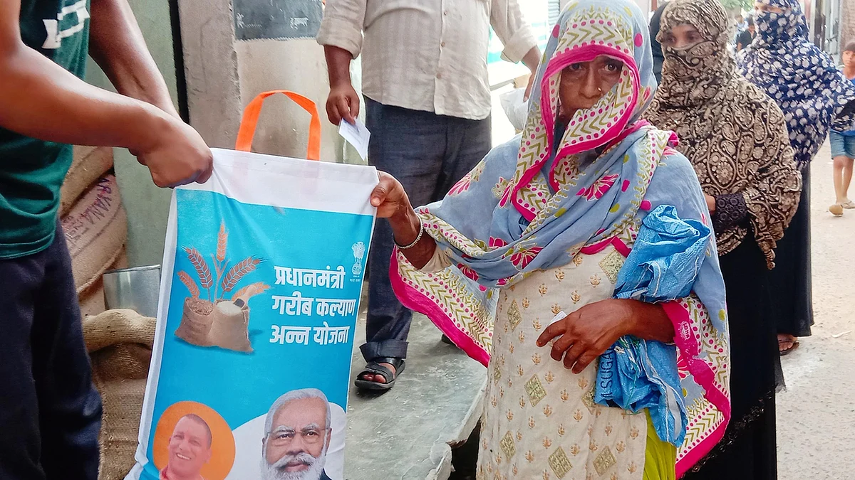 Over 800 million Indians sustain on 5 kg free ration a month provided by the government (photo: Getty Images)