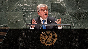 India abstains as UN adopts resolution on global sports promoting peace, tied to Paris 2024. (photo: IANS)