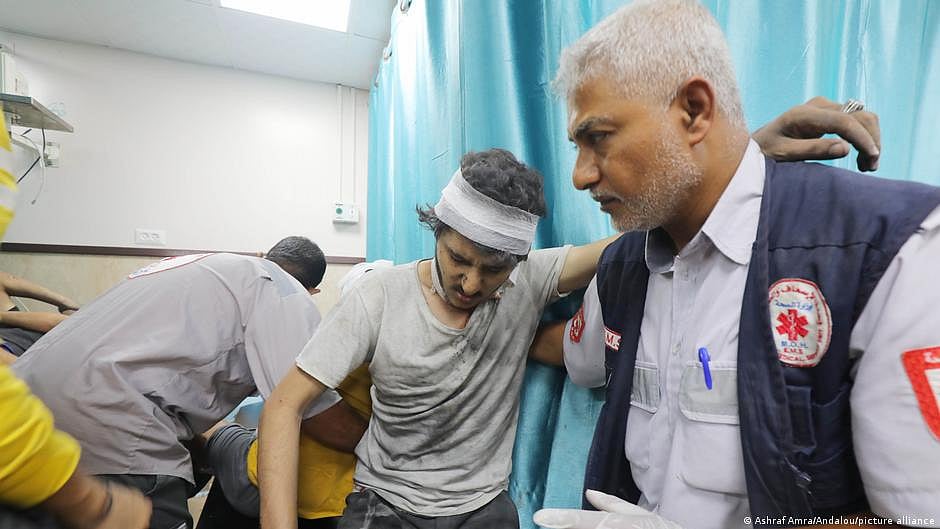 Many Gazan hospitals are already out of action or pushed to the brink. (photo: DW)