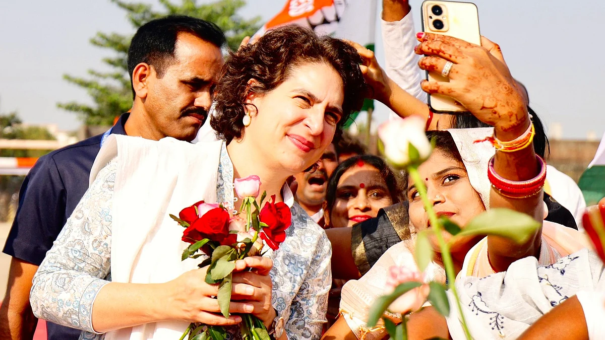 Congress MP Manickam Tagore accused the BJP of orchestrating a conspiracy by using the EC against Congress (photo: @priyankagandhi/ X)