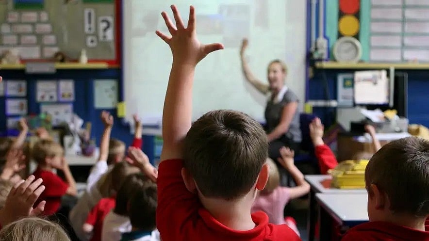 A group of German researchers are petitioning to have a better balance of analog and digital tools in kindergarten and primary school classrooms (Photo: DW)