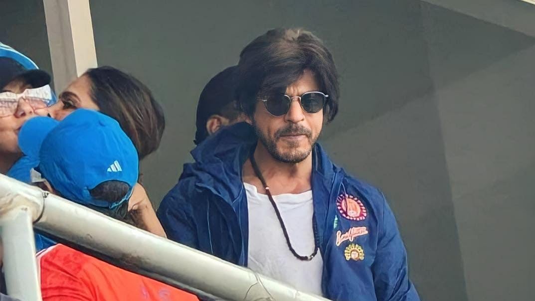 Shah Rukh Khan at the ICC World Cup 2023 final between India and Australia (Photo: @_Abubakar03/X)