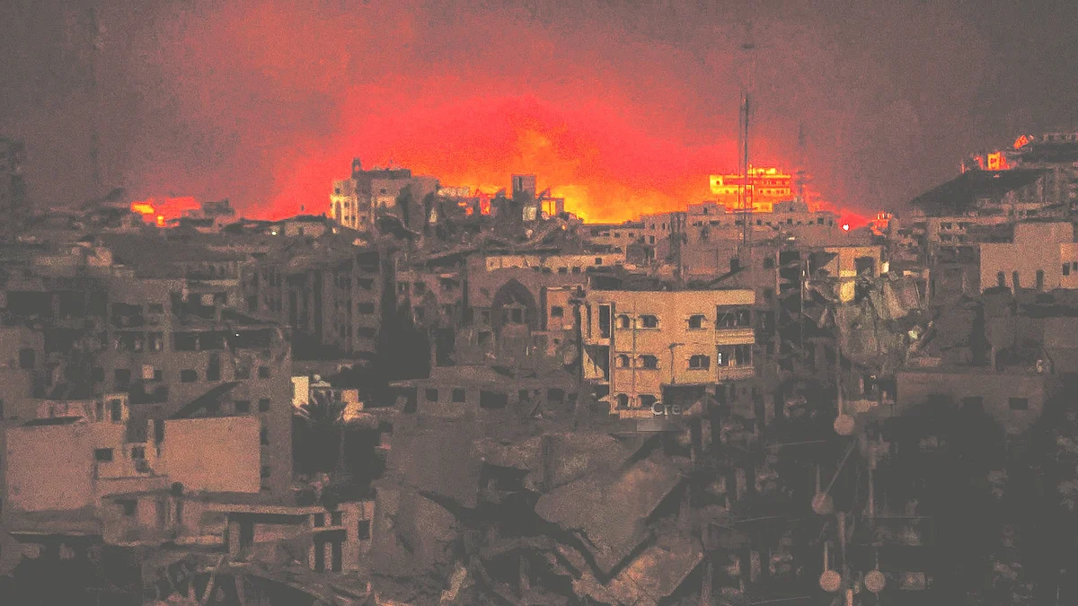 Gaza is being incessantly pounded by Israeli air force (Photo: Getty Images)