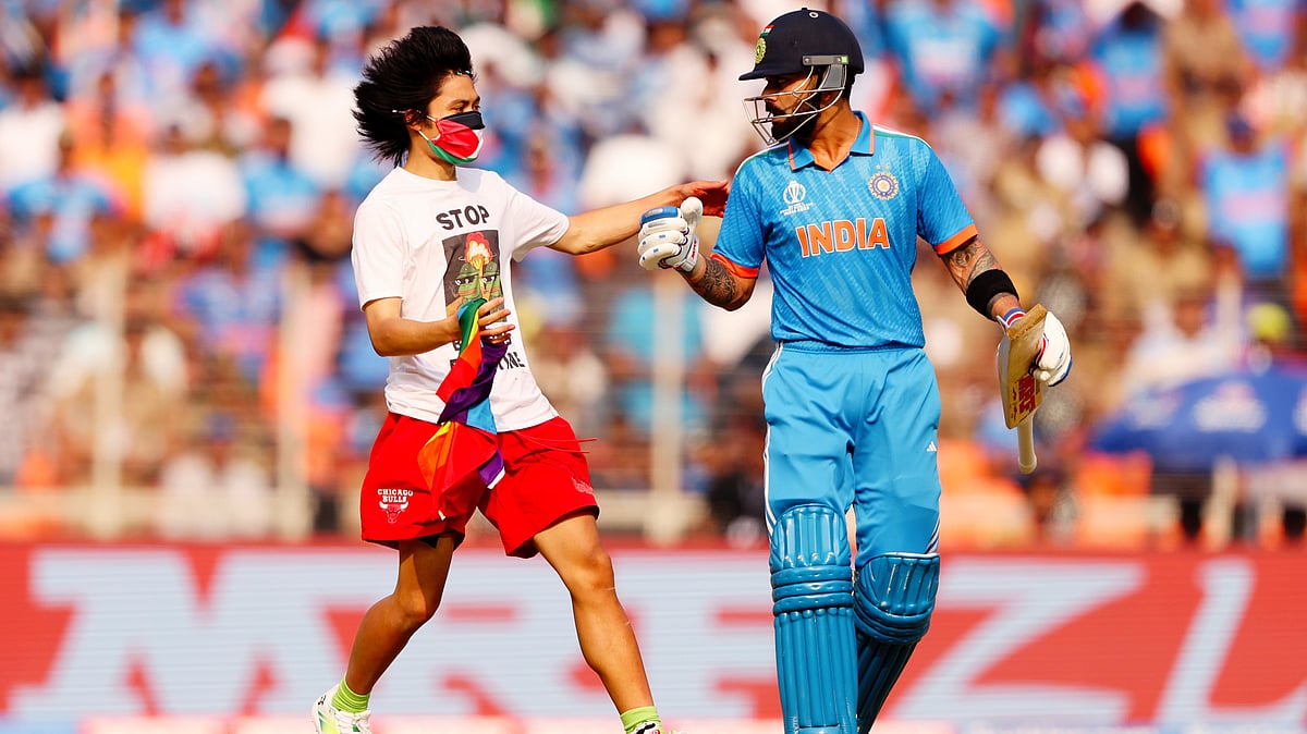 ICC World Cup final pitch invader remanded to day's police custody