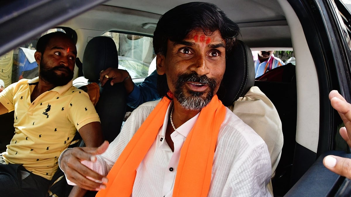 Maratha activist Manoj Jarange Patil was discharged from a hospital in Chhatrapati Sambhajinagar (photo: Getty Images)