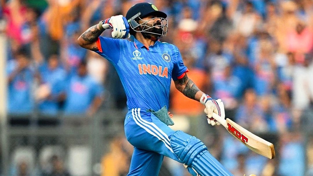 World Cup semi-final: Kohli masterclass as Indian batters run riot at Wankhede