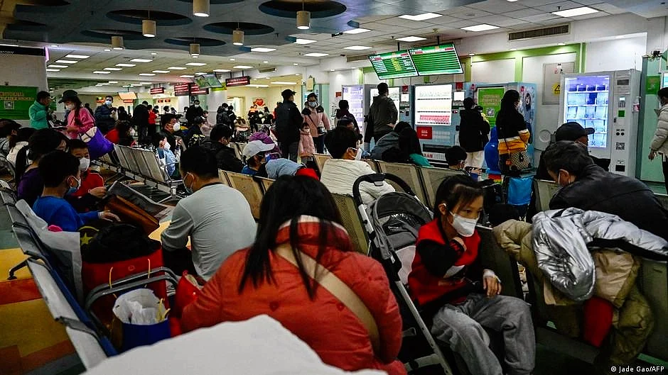 The surge in respiratory infections in China raised fears that a novel pathogen was behind it, which the country refuted (photo: DW)