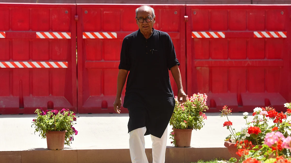 Digvijaya Singh
is still Raja saab in Raghogarh (photo: Getty Images)