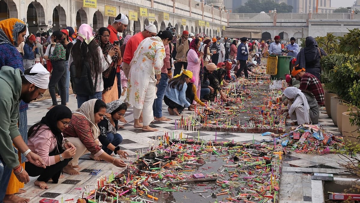In photos: Gurpurab celebrations at Delhi's Bangla Sahib Gurudwara