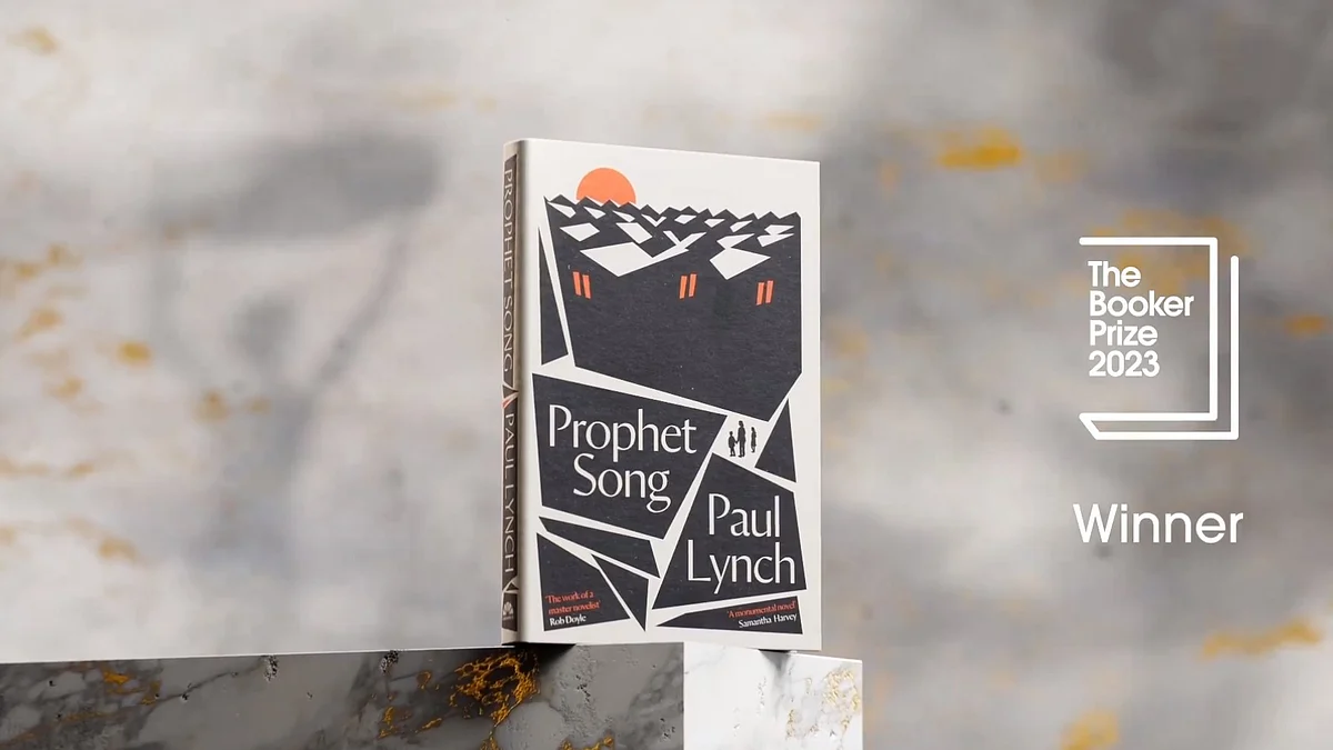 The novel "Prophet Song" depicts an Ireland descending into totalitarianism in the near future.(screengrab from @TheBookerPrizes/X)