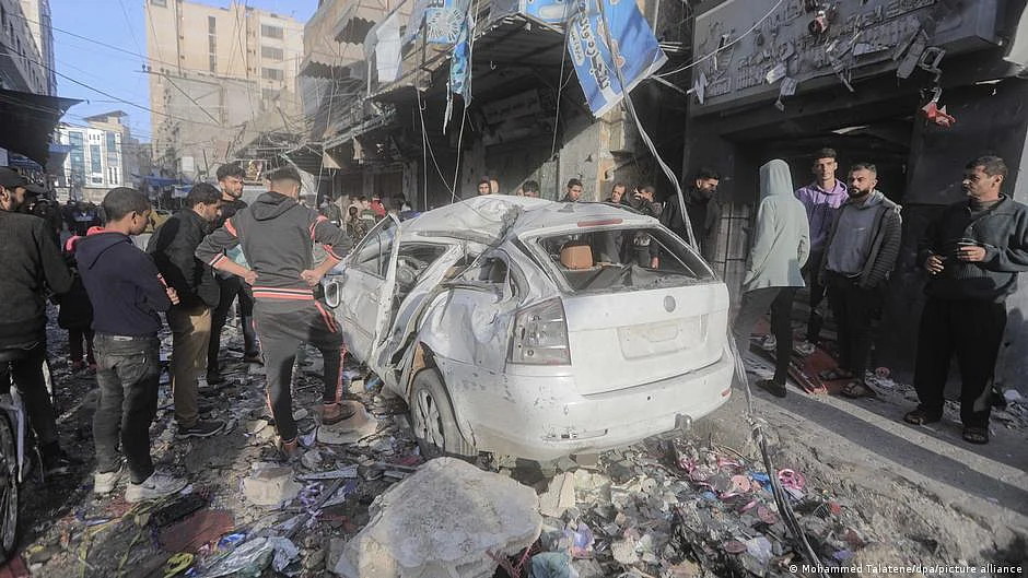More than three-quarters of Gaza's population has been displaced by the conflict. (photo: DW)