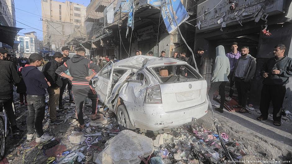 More than three-quarters of Gaza's population has been displaced by the conflict. (photo: DW)