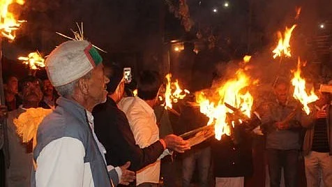 Representative photo of Budhi Diwali celebration (Photo: @NamasteDehradun/X)