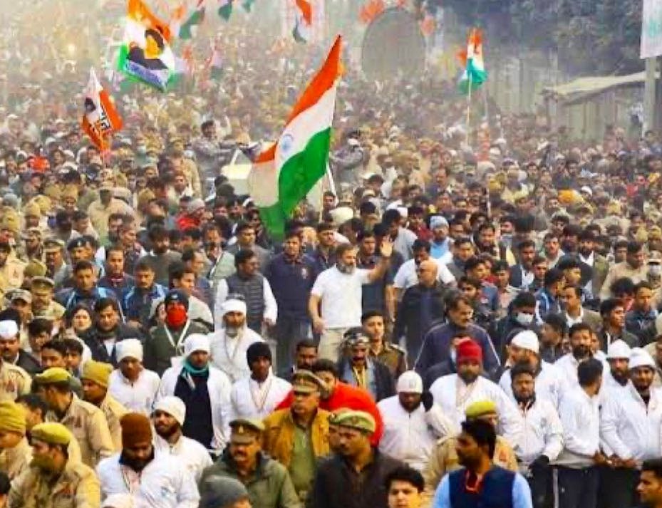 Statistics make a case for another Bharat Jodo Yatra (photo: social media) 