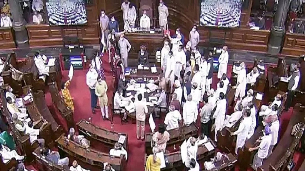 Two protesters sitting quietly, disrupted proceedings all of a sudden: Parliament attack eyewitnesses 