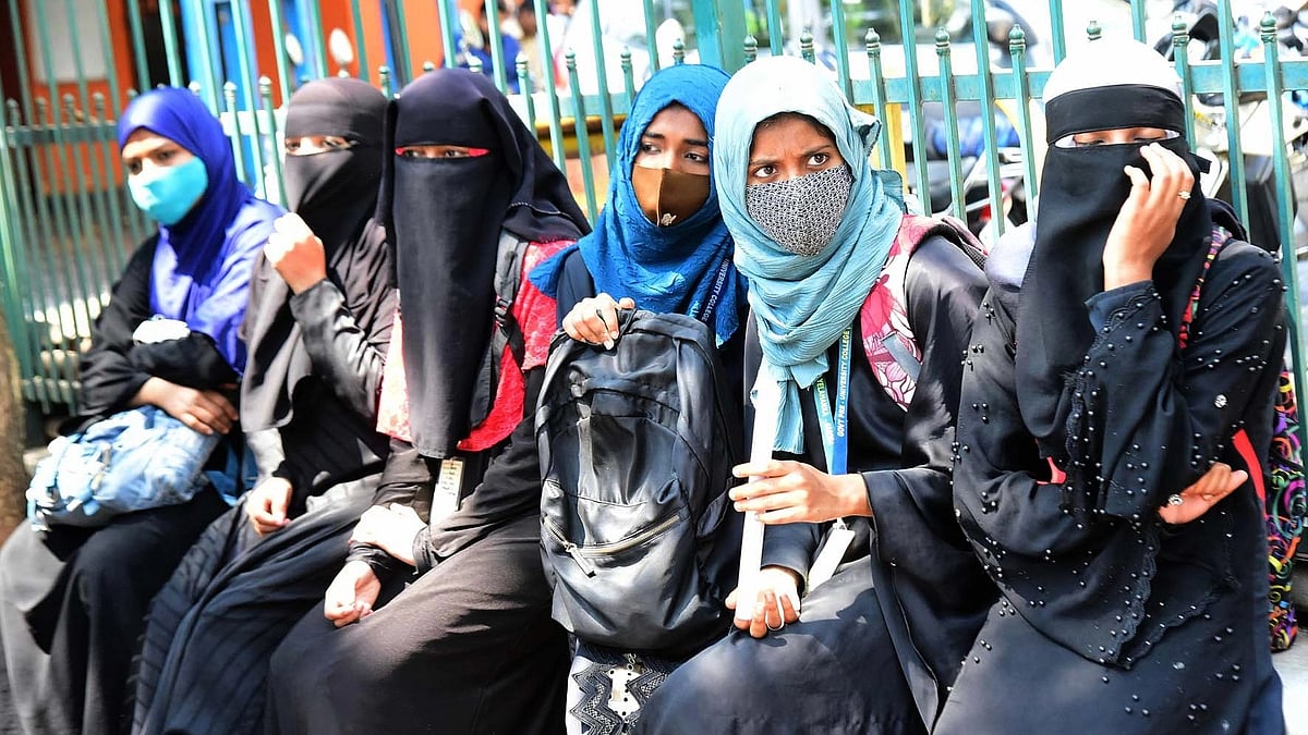 Representative image of students wearing hijab (photo: IANS)