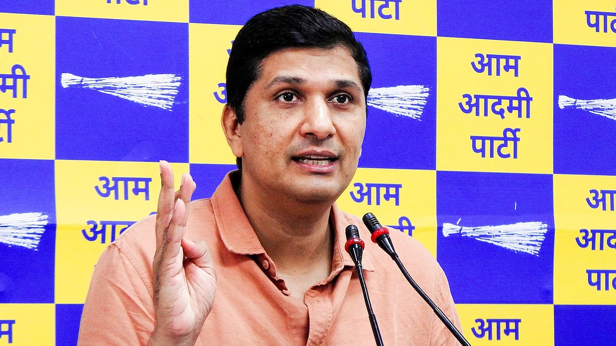 Delhi minister and AAP leader Saurabh Bharadwaj (photo: IANS)