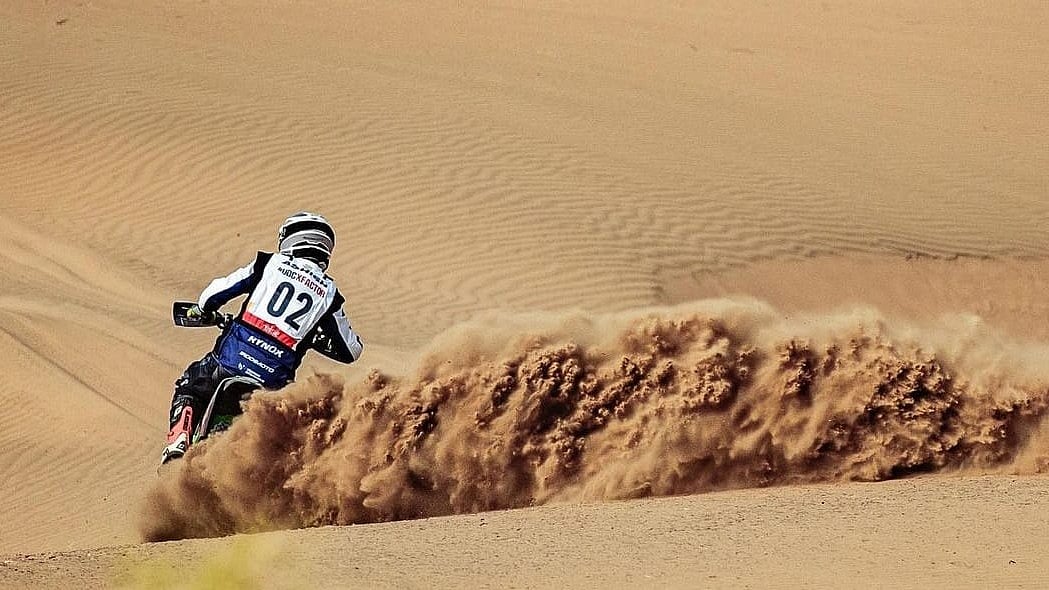 WATCH: Meet Ashish Raorane, the Indian biker revving up for Dakar 2024 