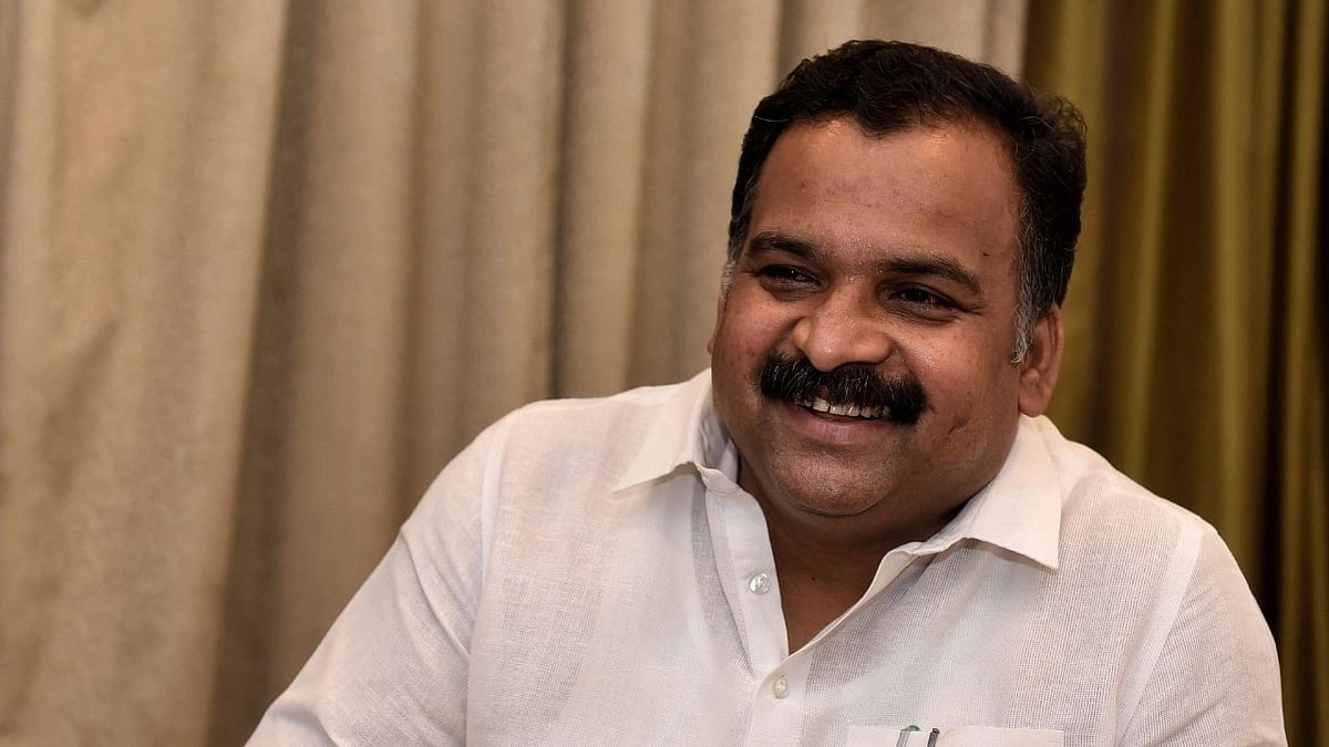 In Lok Sabha, Congress leader Manickam Tagore (pictured) draw attention to the pressing issue of Cyclone Michaung's impact in Chennai (photo: IANS)