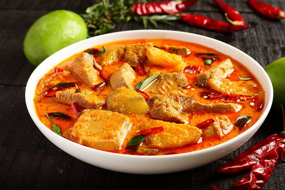 Goan-style fish curry, rich with coconut and spice, is now mandatory on every beach shack menu, by government order (photo courtesy @TourismGoa/X)