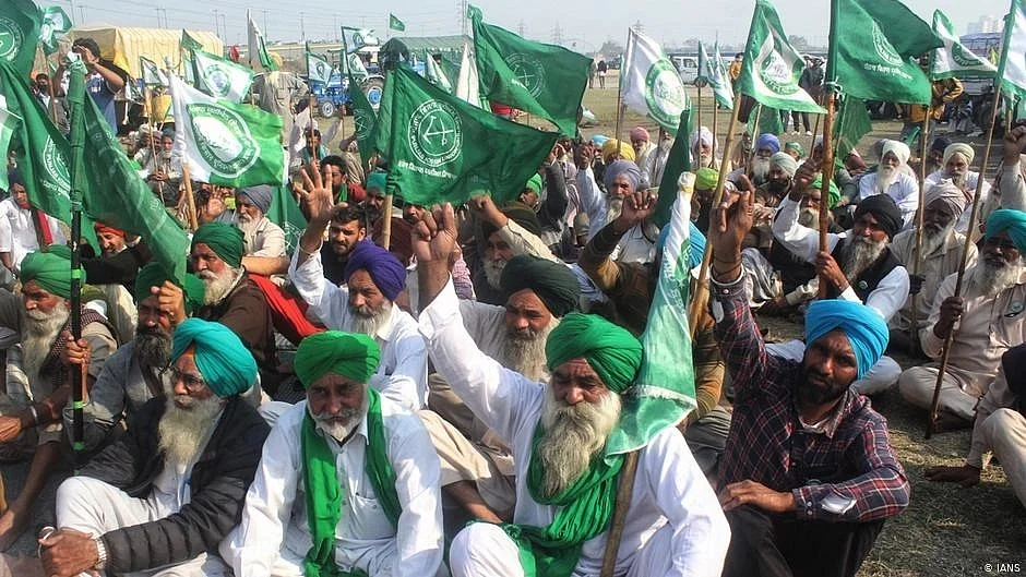 File photo from the farmers' protest of 2021 (photo: National Herald archives)