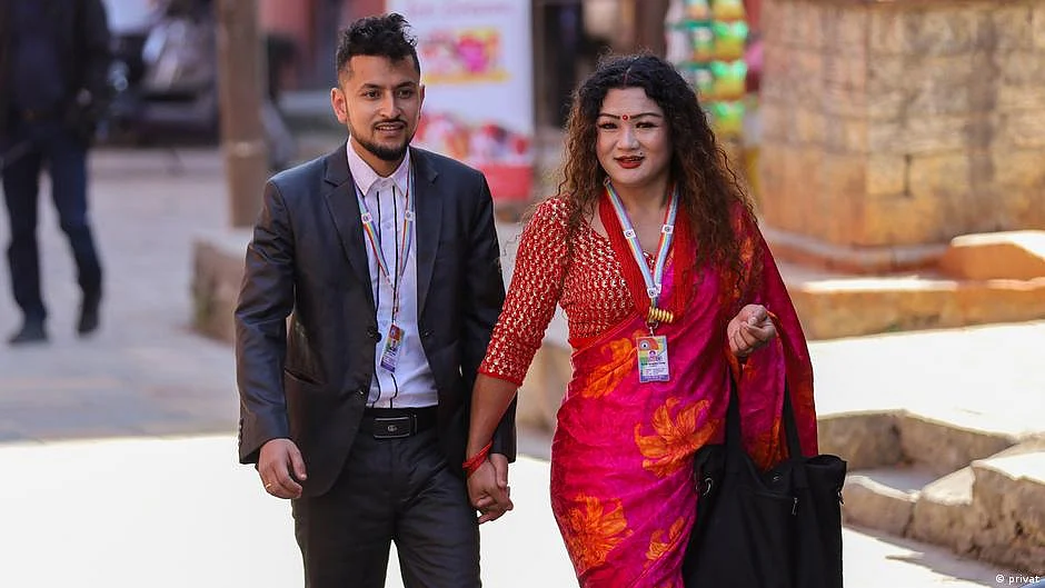 It took years before Surendra Pandey and Maya Gurung's (pictured) marriage was recognised. (photo: DW)